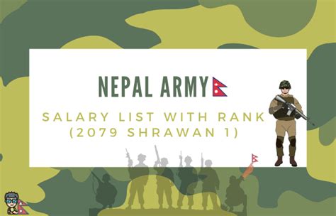 Nepal Army Salary With Rank 2079: Latest Update In 2022