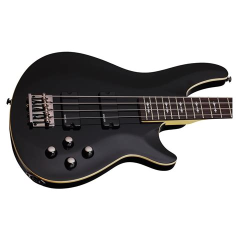 Schecter Omen 4 Bass Guitar Black At Gear4music