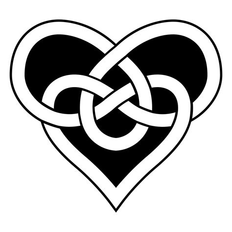 Celtic Heart Symbol 21582009 Vector Art at Vecteezy