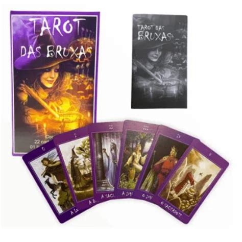 Tarot Baralho Tarô Das Bruxas Original 22 Cartas E Manual 7fd Tarô