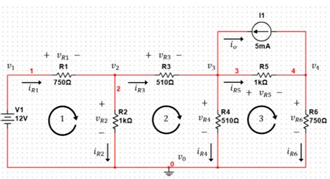 Solved A Calculate Voltage V₀ V₁ V₂ V₃ V₄ B What Is