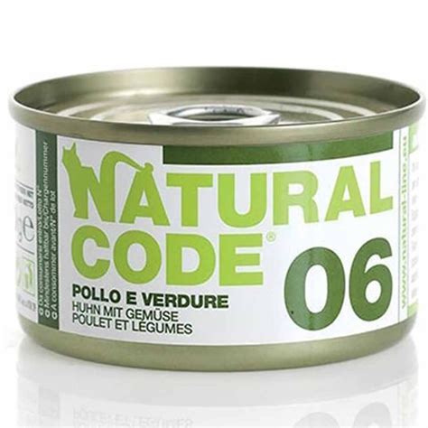 Alimento Gatto Umido Natural Code Pollo E Verdure 85g