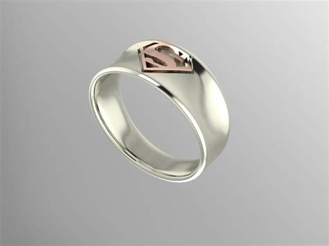 Superman Ring Free D Model D Printable Cgtrader