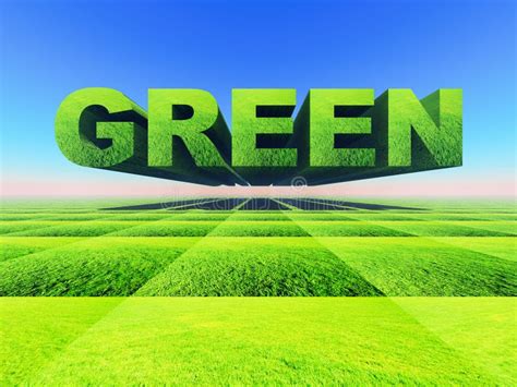 Green Stock Illustration Illustration Of Sustainability 32655884