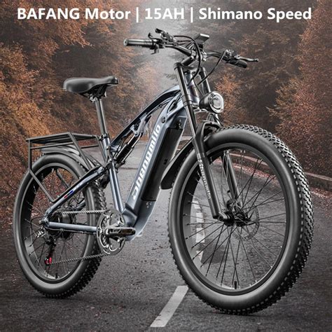 EU Warehouse SHENGMILO MX05 Electric Bike 26inch Fat Tire 48V 500W