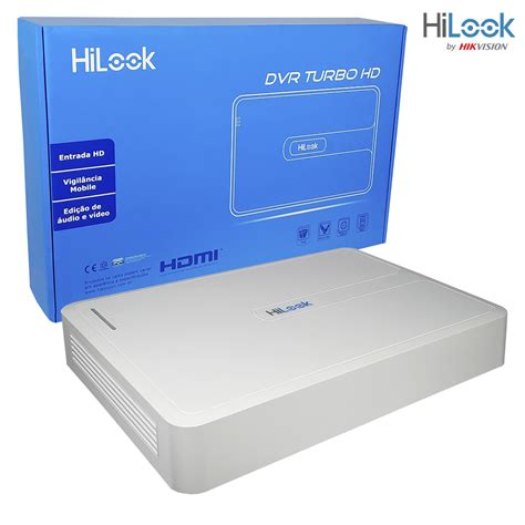 Dvr Digital De Canais Full Hd P Hilook Hikvision Lemanti