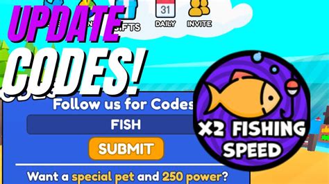 New Update Codes Fishing Frenzy Simulator Roblox Youtube