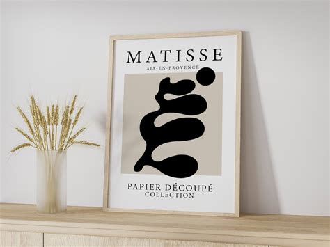 Matisse Prints Set Of Prints Beige Wall Art Exhibition Etsy Uk