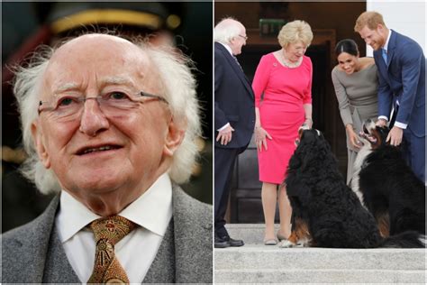 President Michael D Higgins Reveals One Of His Beloved Bernese Mountain