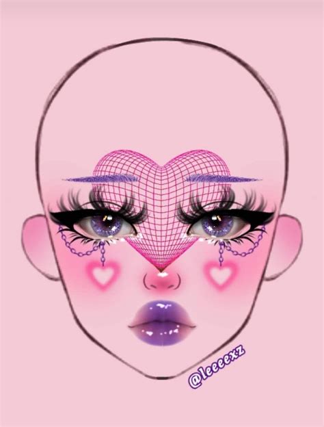 New Boceto For Leeeexz Makeup Drawing Graphic Makeup Anime Makeup