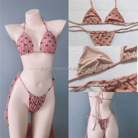 Oem New Style Women Swimsuit Two Pieces Bikini Set Sexy Custom Solid Color Swimwear Beachwear