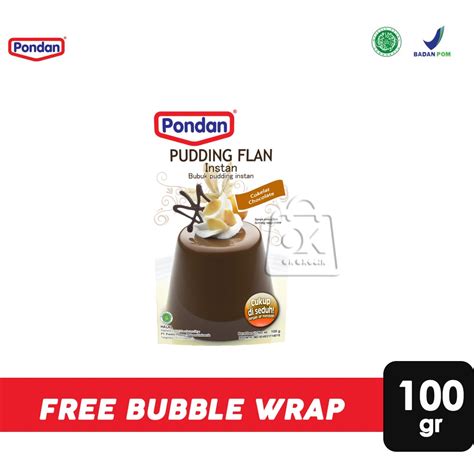 Jual Pondan Pudding Flan Instant Pouch Gr Shopee Indonesia