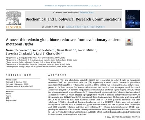 Surendra Ghaskadbi On Twitter New Publication From Ssg Lab Sppu