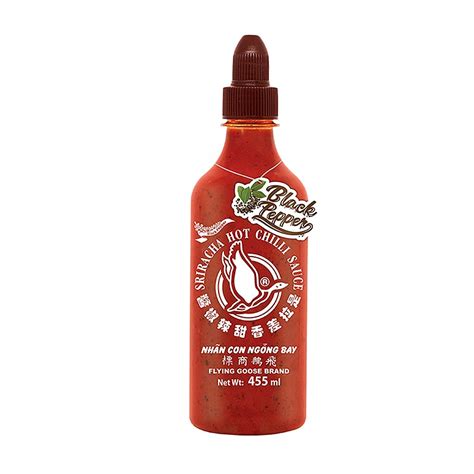 Chili Sauce Sriracha Spicy Black Pepper Spicy Flying Goose Ml Pe