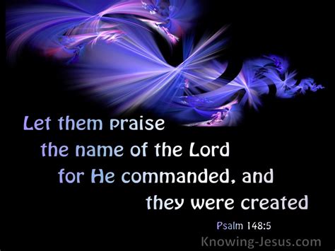 Psalm Let Them Praise The Name Of The Lord Purple