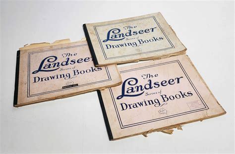 Lot Three Sketchbooks Containing Pencil Drawings Many Nude From The S