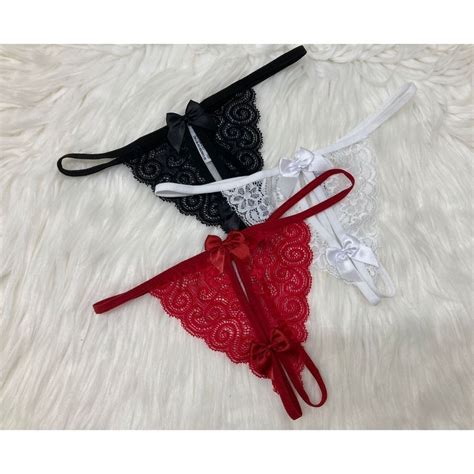 Calcinha Sexy Apressadinha Renda Marido Apressado Langerie Lingerie
