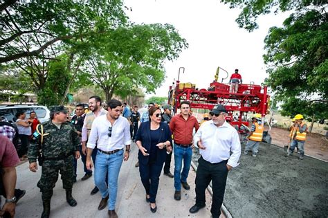 Presidenta Castro Supervisa Pavimentaci N De San Juan De Flores Hasta