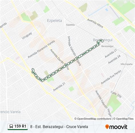 Ruta 159 R1 Horarios Paradas Y Mapas 8 Est Berazategui Cruce