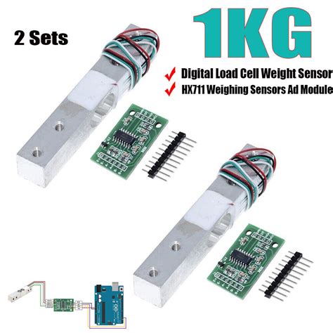 2pcs Digita Load Scale Cell Hx711 Amplifier Weighing Scale Sensor Arduino Us Vocabulary Today