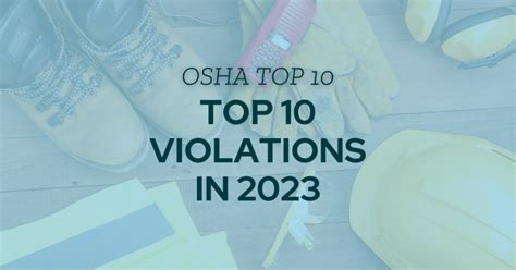 Oshas Top Most Frequently Cited Violations Of Kpa