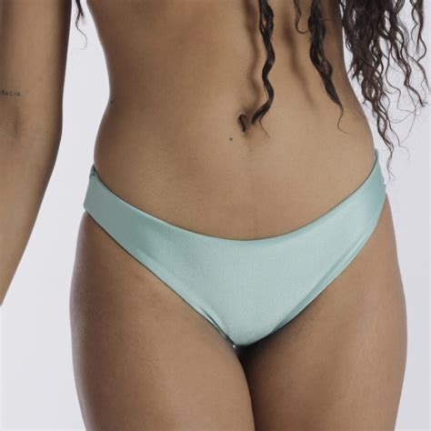 BIKINI SOLID PYRA VERDE AGUA SATINADO Bikinis y Ropas de Baño