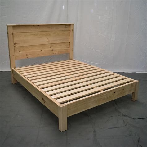 Amazon Midwest Farmhouse Rustic Platform Bed W Headboard King