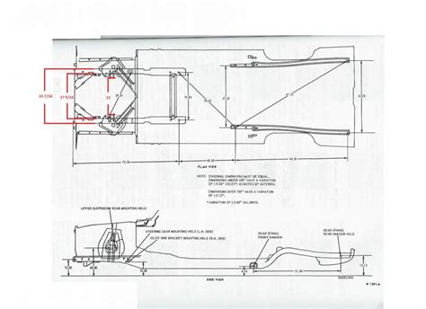 Frame Measurements And Cpp Subframe Vintage Mustang Forums