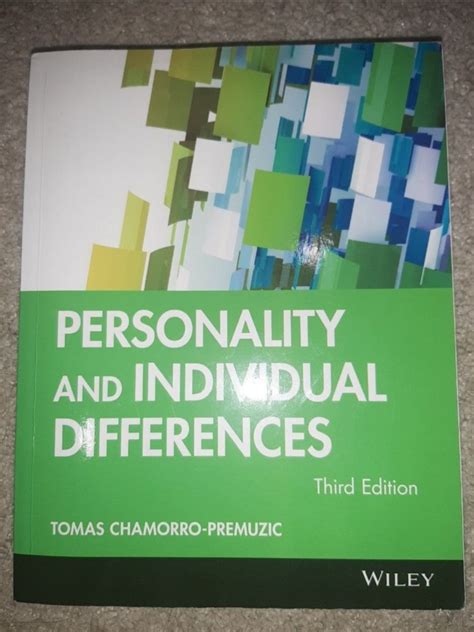 Personality And Individual Differences Hobbies Toys Books