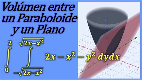 Como Hallar El Volumen Entre Un Paraboloide Y Un Plano Usando