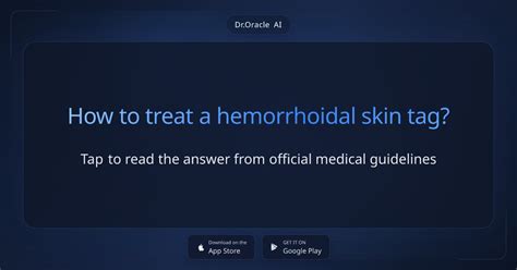 how to shrink hemorrhoid skin tag at home