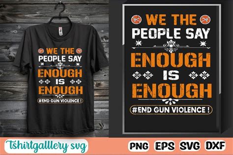 Enough Is Enough Stop Gun Violence Graphic By Maya Design · Creative Fabrica