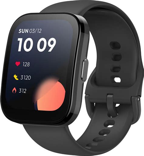 Amazfit Bip Smartwatch Mm Polycarbonate Plastic Black