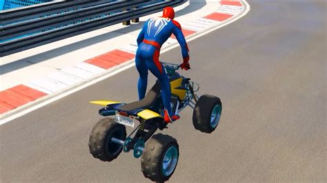 GTA V Spiderman Crazy Car Racing By Trevor MEGA Ramp Jump Challenge