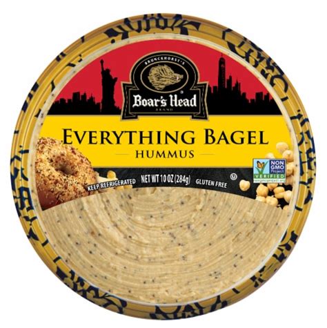 Boar S Head Everything Bagel Hummus 10 Oz 10 Oz King Soopers