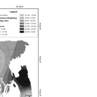 The Spatial Distribution Of Cr Co Ni Cu As Pb Cd Zn And Mn In