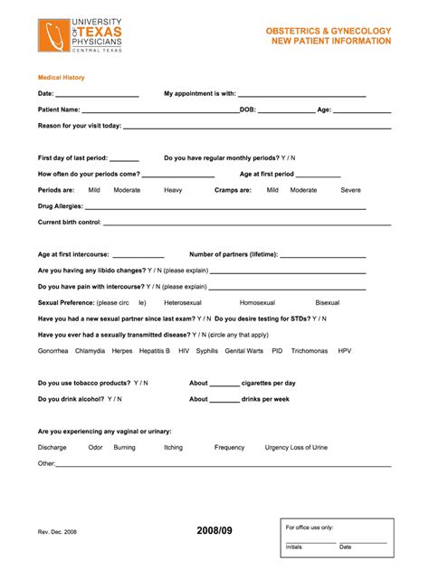 Ob Form Blank Fill Online Printable Fillable Blank PdfFiller