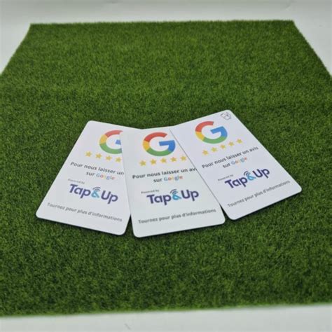 Pack 3 Cartes NFC Avis Google Boostez Vos Avis En Ligne Tap Up