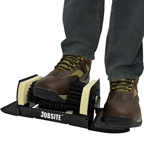 Jobsite Boot Scrubber - Outdoor Shoe Scraper Cleaner Brush - Extra Wide ...