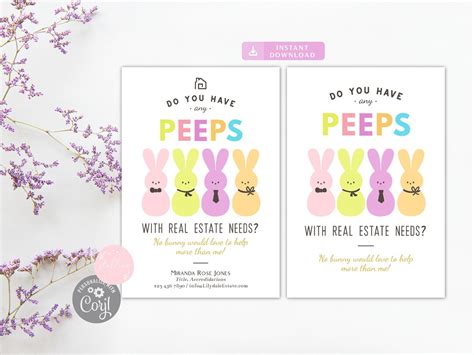 Real Estate Easter Pop By Tags April Real Estate Team Marketing Mailer