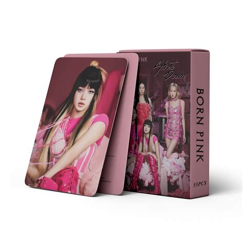 BLACKPINK Album Born Pink Shut Down Photocard PINK VENOM Ready For