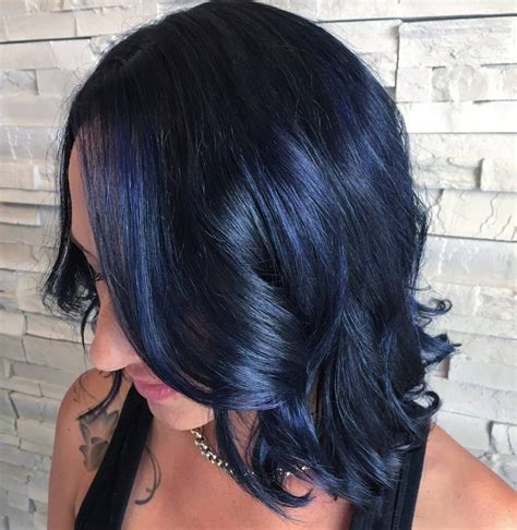 22 Most Amazing Blue Black Hair Color Looks Of 2023