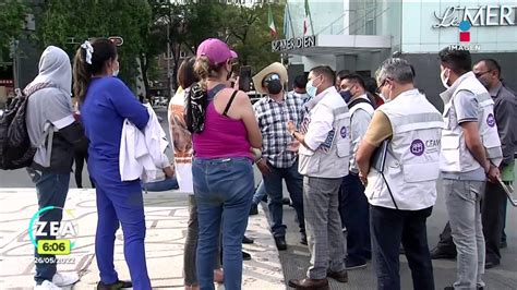 Polic As Encapsulan A Manifestantes Y Evitan Bloqueo En Paseo De La