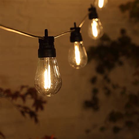 Noma 20 Connectable Small Edison LED Festoon Lights - Garden Trends