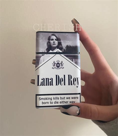 Lana Del Rey Cigarettes Box Layer Etsy