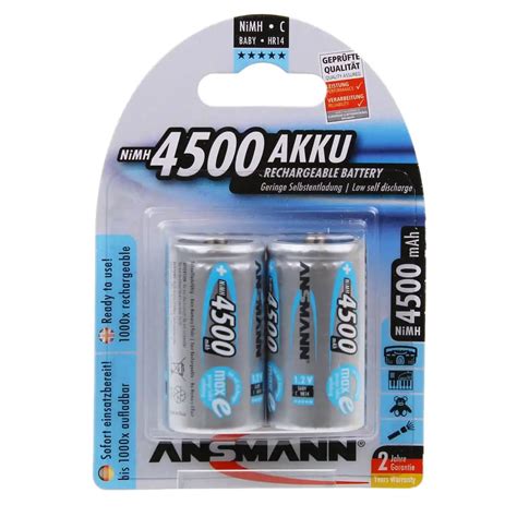 Ansmann Maxe C Mah Rechargeable Batteries Pack Of Cell Pack