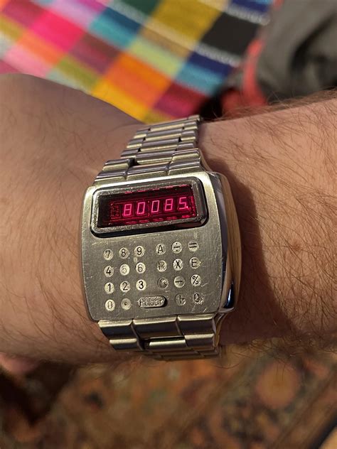 Pulsar My 1970s Pulsar LED Calculator Watch R Watches