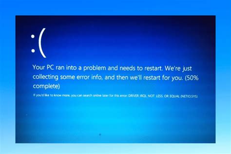 Netio Sys Blue Screen On Windows 11 How To Fix It