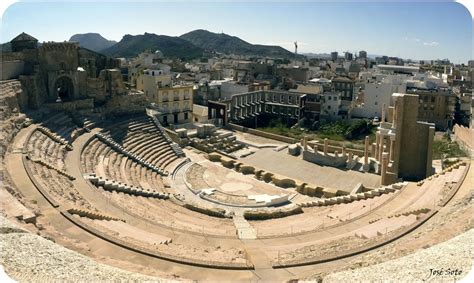 Roman Theatre Of Cartagena Spain Teatro Romano De Cartagena España