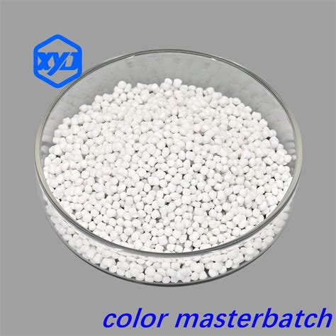 Factory Wholesale Price White Color Masterbatch PE PP Granulation For